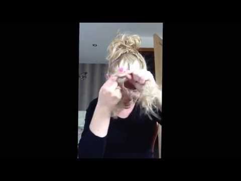 Fish tail plait and how to maintain curly hair. Also thicken hairline technique x