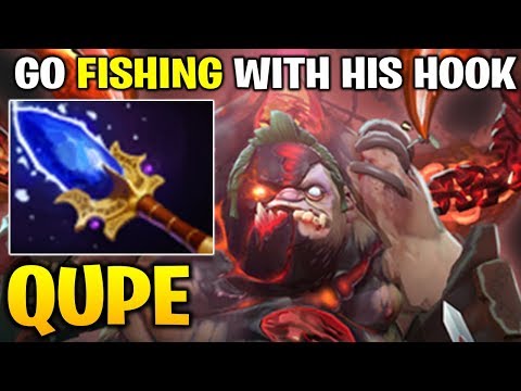 Qupe Pudge Fishing With His Hook and Aghanim's Scepter