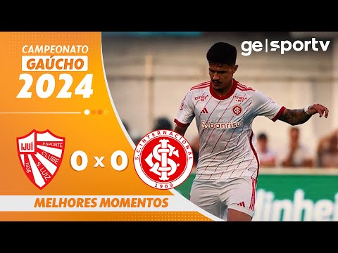 Gols e lances de São Luiz-RS x Internacional