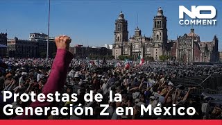 Choques en protesta de la Generación Z contra la presidenta Sheinbaum en Ciudad de México