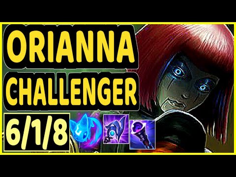 ENVY (ORIANNA) - 6/1/8 KDA CHALLENGER GAMEPLAY - BR