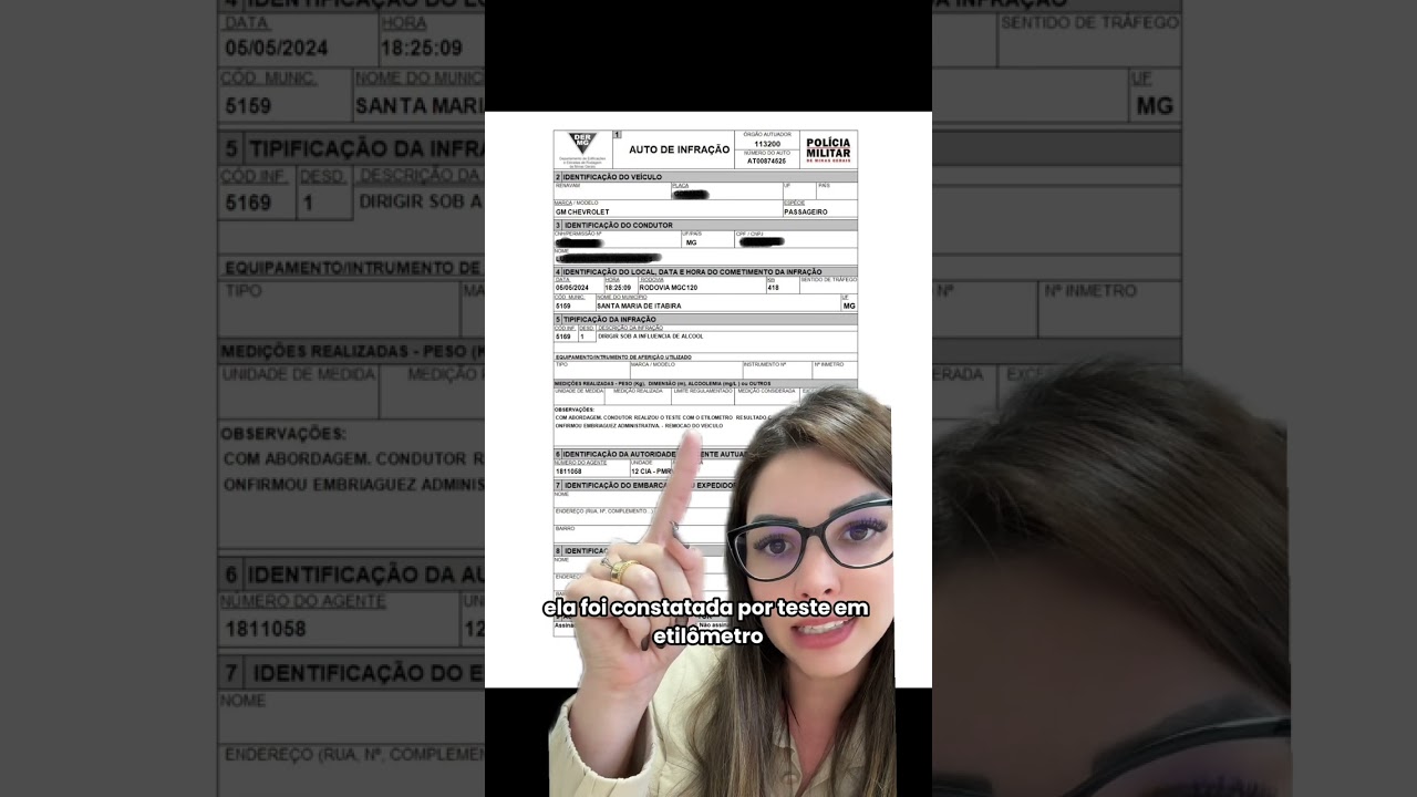 O que alegar num recurso contra multa de Bafômetro - art. 165 do CTB?