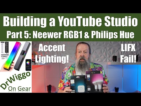 Neewer RGB1 and Philips Hue