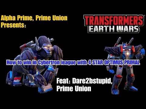 How to win in Cybertron league with Optimus Primal: Transformers Earth Wars