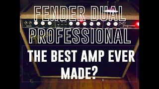 Video thumbnail for BEST GUITAR AMP EVER? MY FENDER DUAL PROFESSIONAL by LRCDetroit