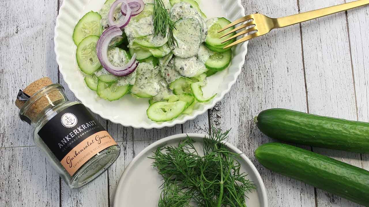 Ankerkraut Épice Condiment pour salade de concombre 60 g