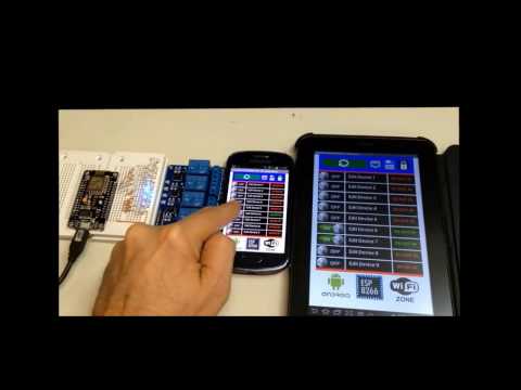 NodeMCU ESP8266 WiFi Automação Video