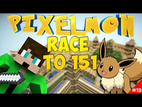 Minecraft Pixelmon 3.1: Race to 151 - Ep 19 "Eevees Galore" (Minecraft Pokemon Mod)