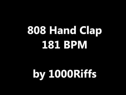 808 Hand Clap : 181 BPM - Beats Per Minute