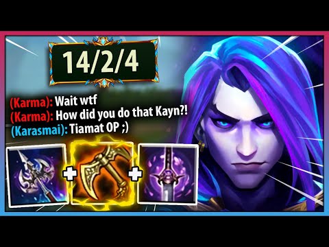 Kayn Literally BREAKS THE LAWS of This Game When YOU GET TIAMAT!!! - League of Legends