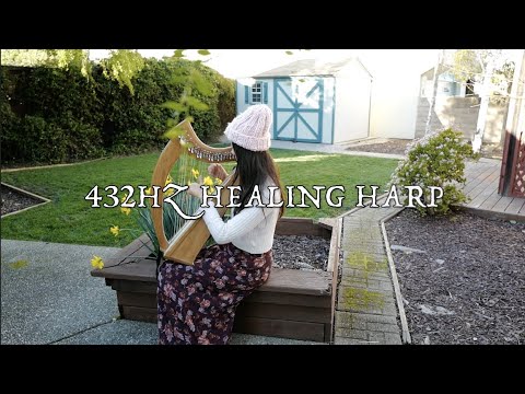 (1 hr) 432Hz Healing Harp to Relax - Sleep, Meditation, Relaxation Music
