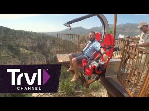 Take a Ride on the Terror Dactyl Canyon Swing! | Travel Channel