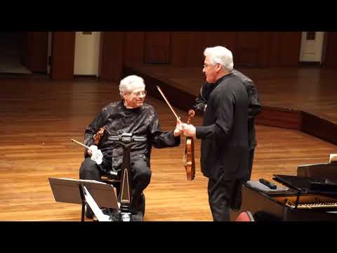 ItzhaItzhak Perlman, Pinchas Zukerman and Rohan De Silva - 05/24/2018 (VERY END)