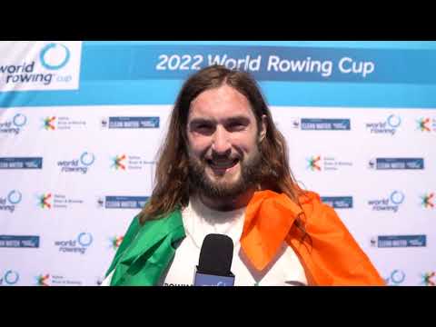 2022 World Rowing Cup III - Paul O'Donovan interview