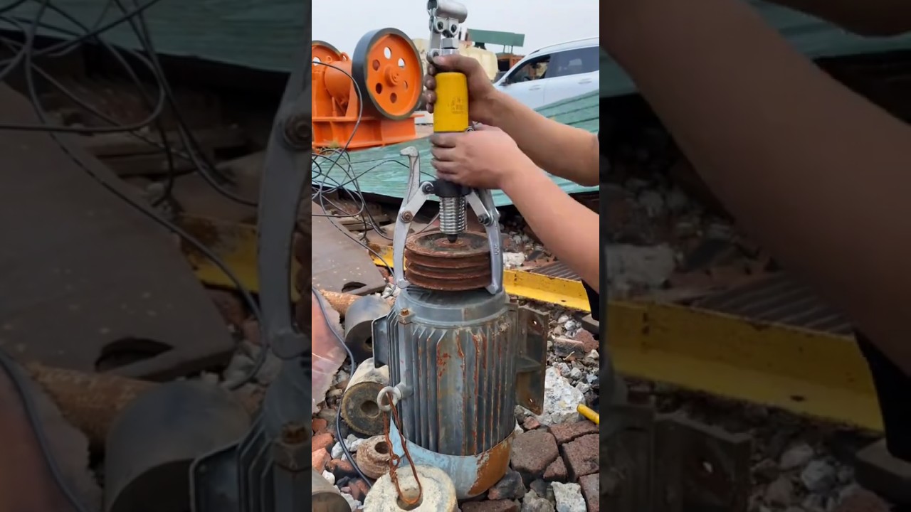 Hydraulic puller three-claw two-claw integral puller #bearing sensor puller #hardwaretools #tools