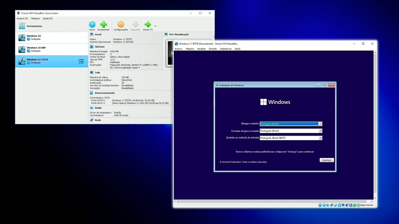 Como instalar Windows 11 no VirtualBox