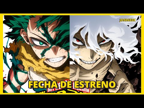 My hero academia temporada 8: Mes de estreno, nuevo póster y detalles del ending de MHA vigilantes