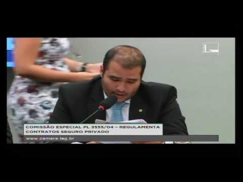PL 3555/04 - REGULAMENTA CONTRATOS SEGURO PRIVADO - Reunião Deliberativa - 13/12/2016 - 15:15