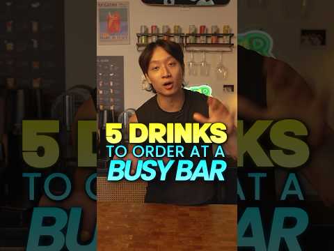 5 Drinks, die man in einer vollen Bar bestellen sollte #Cocktails #Barkeeper #Barkeeperkunst #Mix...