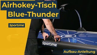 Sportime Airhockey-Tisch "Blue Thunder" - Aufbau-Anleitung