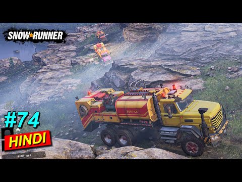SnowRunner New Map Russia, Exploring, unlocking, First Time in Russia, SnowRunner Hindi Gameplay #74