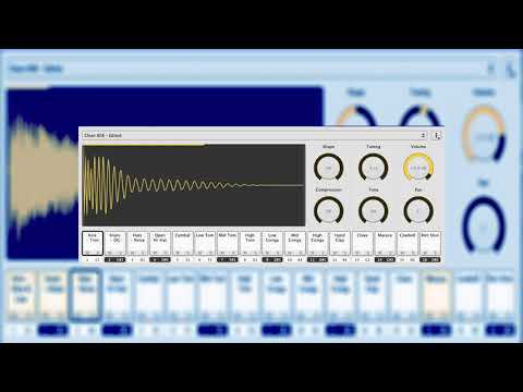 Drum Machine Pattern - Hip Hop / Trap Beat 84 bpm