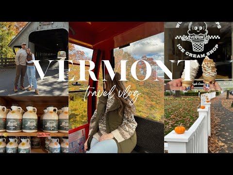 VERMONT TRAVEL VLOG: Exploring Stowe and Woodstock in the fall 🍁