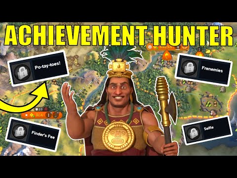 Civ 6 | Taking On FOUR Achievements At Once, PO-TAY-TOES?!? – (#1 Deity Inca Civilization VI)