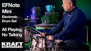 Video thumbnail for EFNOTE Mini Electronic Drum Kit - All Playing, No Talking by Kraft Music