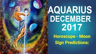 Aquarius December 2017 Horoscope  Kumbha Rashi Dec