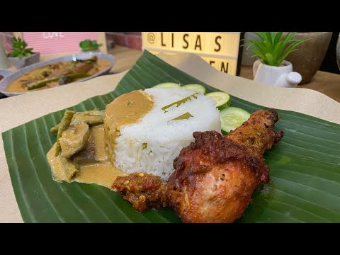 NASI KUKUS AYAM GORENG MAMAK | Arroz Cozido no Vapor com Frango Frito Aromático