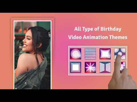 Birthday video maker with song video