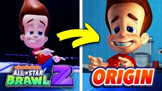 Origin of Jimmy Neutron's Moves, Animations & Costumes - Nickelodeon All-Star Brawl 2