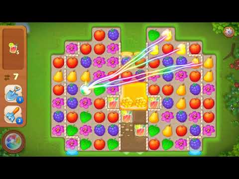 Gardenscapes Level 1062-walkthrough "NO Boosters"