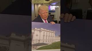 Trump talks ballroom on Air Force One 