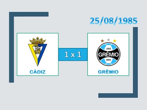COMPACTO: Cádiz 1 x 1 Grêmio - 25/08/1985 - Troféu Ramón de Carranza