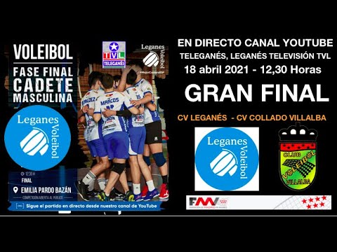 EL CLUB VOLEIBOL LEGANÉS CAMPEÓN DE MADRID ANTE EL C.V. COLLADO VILLALBA