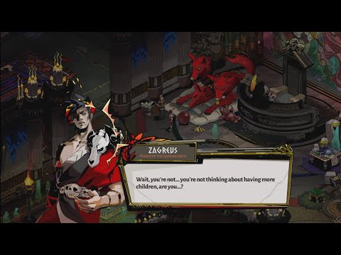 Zagreus asks his Mother if she's thinking about having more children - Hades