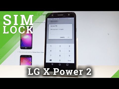 How to Set Up SIM Lock in LG X Power 2 - PIN Activaion |HardReset.Info