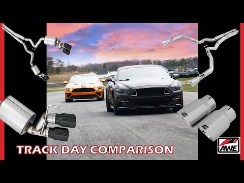 AWE Track Exhaust vs.Touring...We Put Them to The Test! 🏁💨