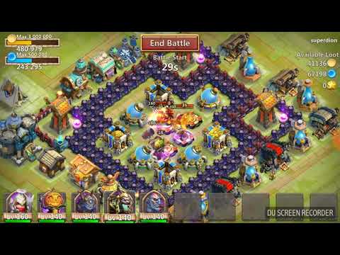 Castle clash Anubis VS Trixie treat