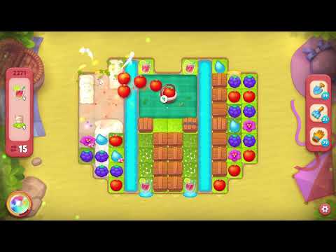 Gardenscapes 2371 Hard Level - 23 moves - NO BooSTERS