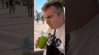 Zunda(Edamame) Shake in Sendai Japan #shorts #edamame  #zunda #shake #sendai #japan #japanesefood