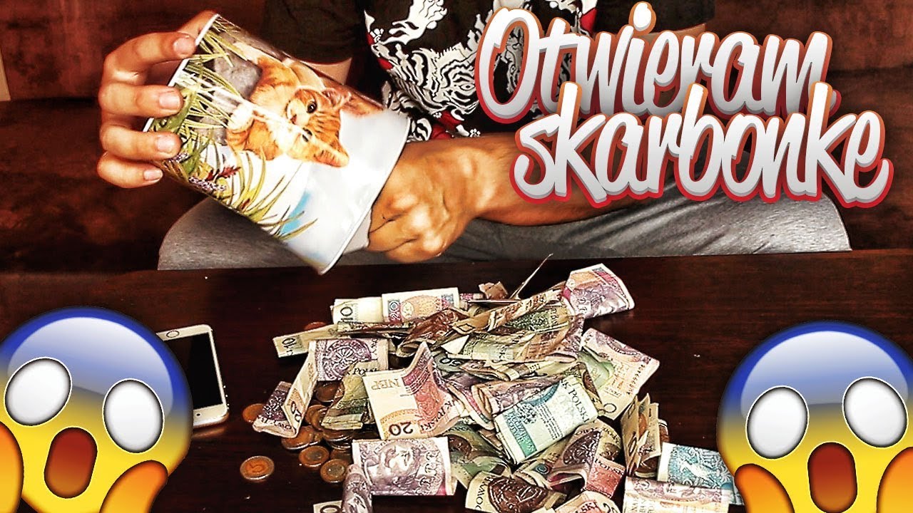 OTWIERAM SKARBONKĘ PO ROKU!! ILE JEST W ŚRODKU!!