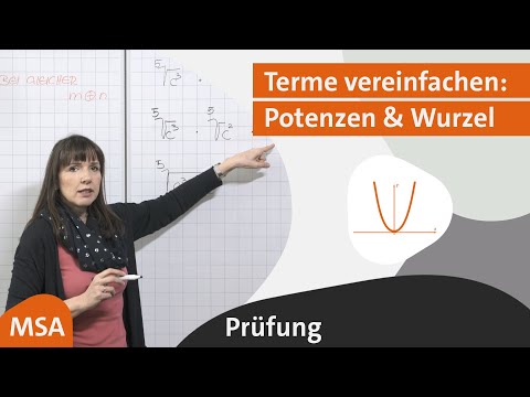 Terme vereinfachen: Potenzen & Wurzel (MSA 2019 AG II / Nr. 7) | alpha Lernen Prüfung erklärt Mathe