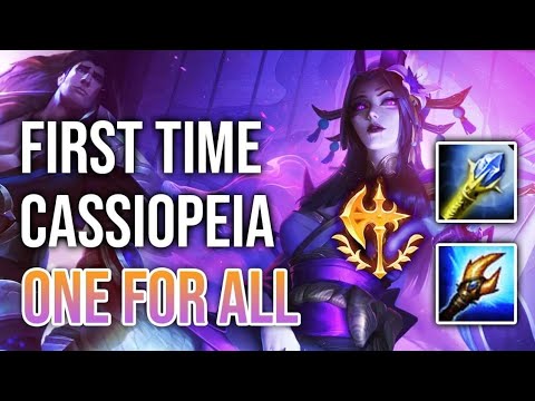 First Time Cassiopeia on One For All against 5 Tarics!