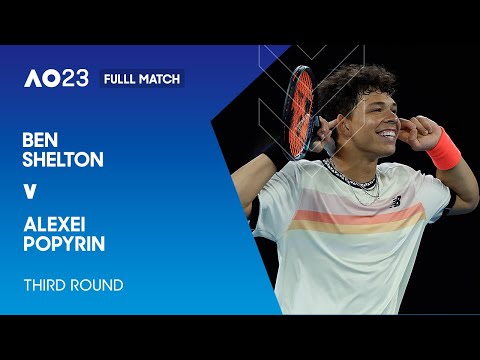 Ben Shelton v Alexei Popyrin Full Match | Australian Open 2023 Third Round