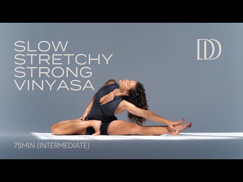 SLOW, STRETCHY, STRONG VINYASA 75min (Intermediate)