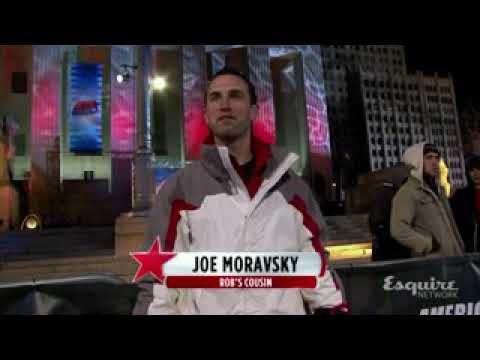 Rob moravsky at the American Ninja Warrior