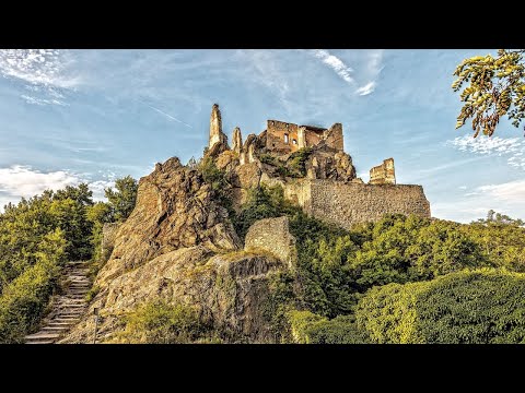 [HD]🌍 Caminhada ao Castelo Dürnstein na Áustria